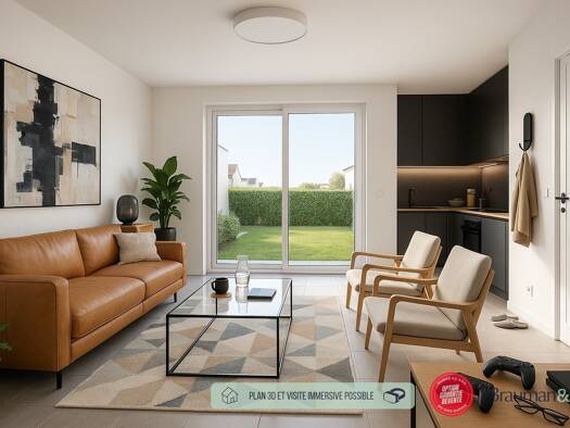 Appartement à vendre - neuf 209 900 € 2 pièces 1 chambre 38 m² RDC Nord-Centre Cesson 77240