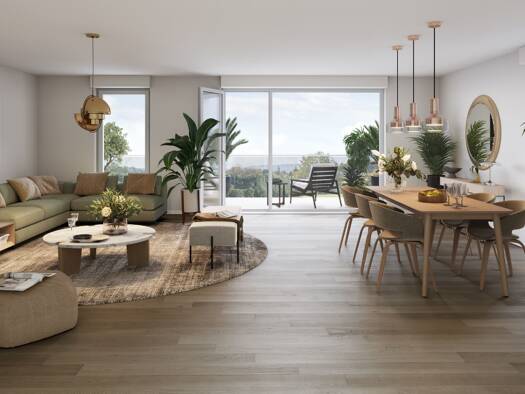 Appartement à vendre - neuf 248 000 € 3 pièces 2 chambres 62,3 m² 2ème étage Devant les Ponts Metz 57000