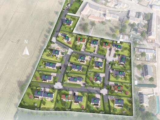 Terrain constructible à vendre dès le 30/09/2026 Fresney-le-Puceux 14680