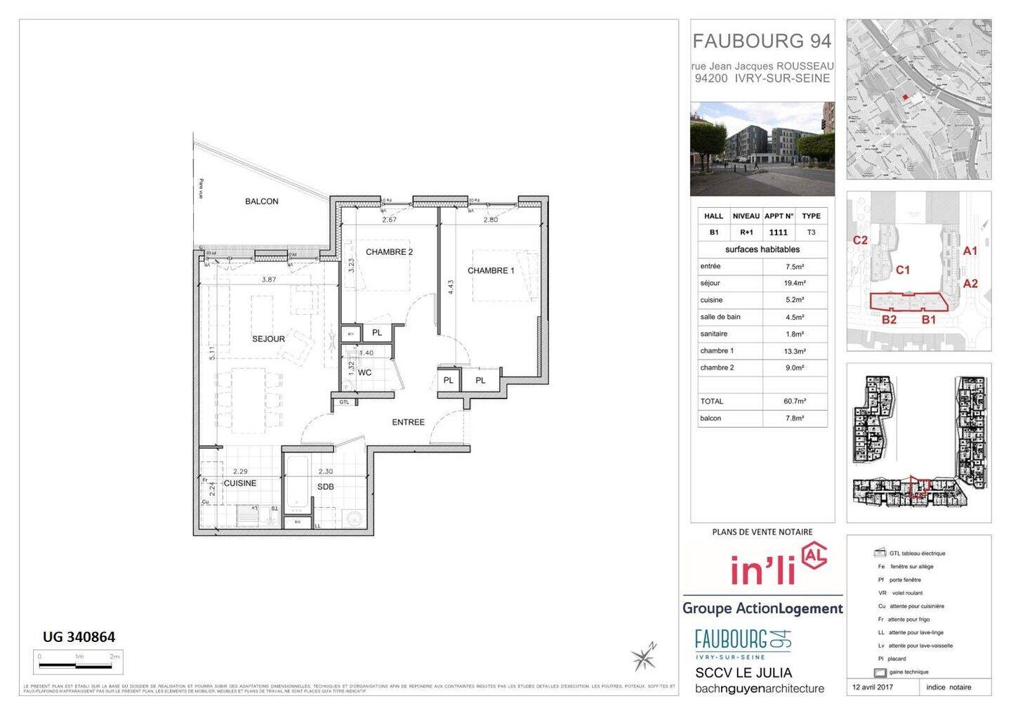 Maison à louer, 61m², IVRY SUR SEINE