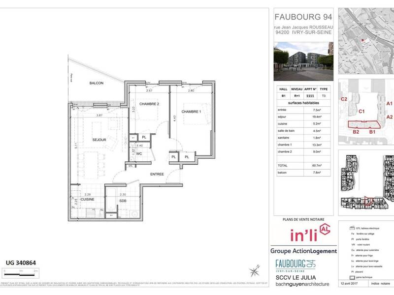 Maison à louer, 61m², IVRY SUR SEINE