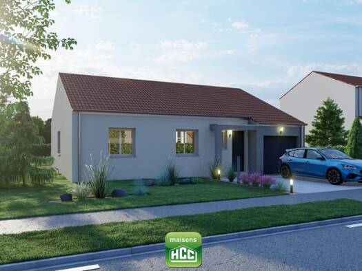 Terrain avec maison neuve à vendre 240 000 € 4 pièces 3 chambres 100 m² 360 m² de terrain Norroy-Lès-Pont-à-Mousson 54700