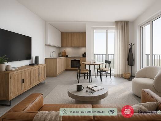 Appartement à vendre - neuf 193 150 € 1 pièce 27 m² 2ème étage Centre Nanterre 92000