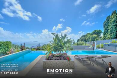 Villa à vendre 1 887 000 € 8 pièces 5 chambres 303 m² 1 672 m² de terrain Trois Rivieres 97114