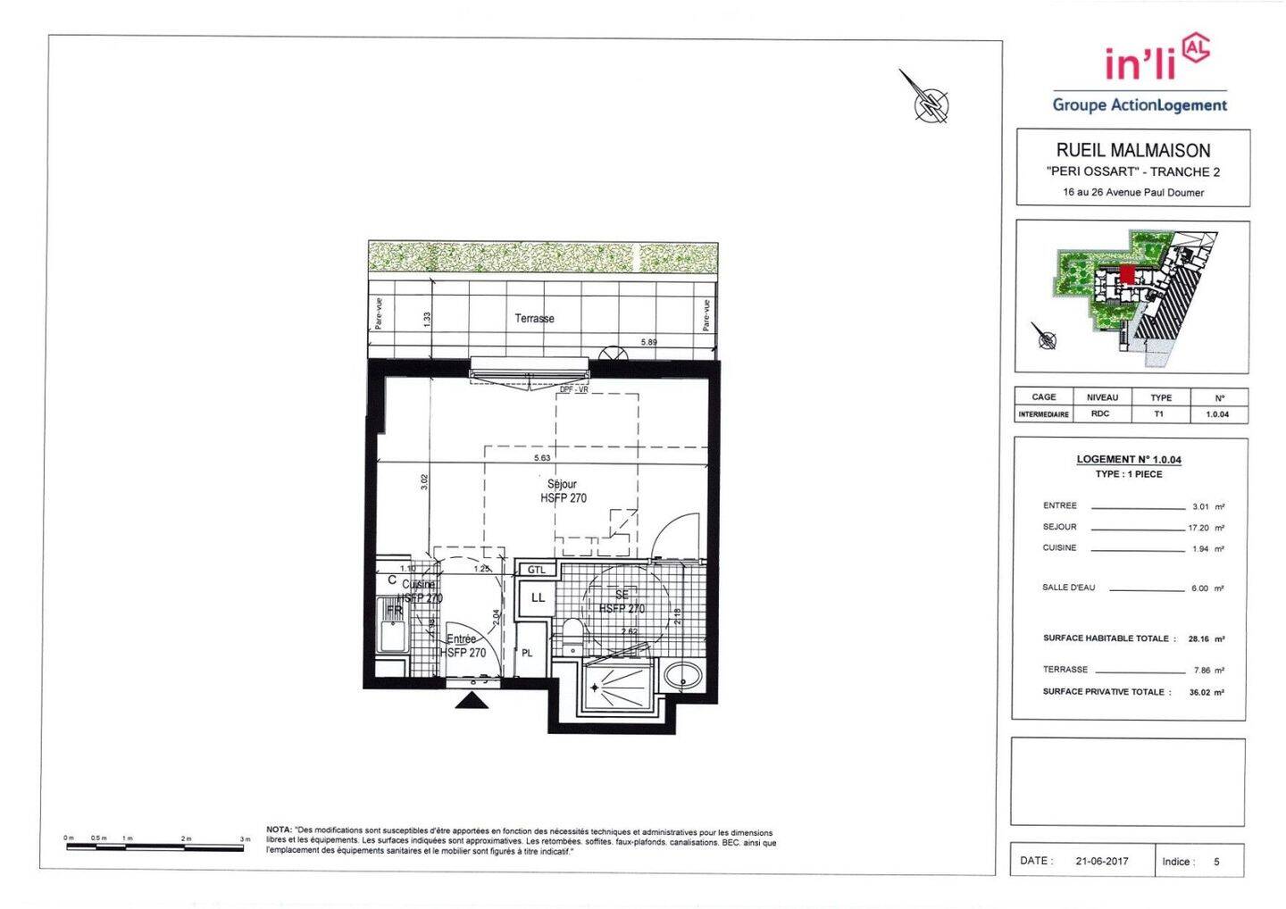 Maison à louer, 28m², RUEIL MALMAISON