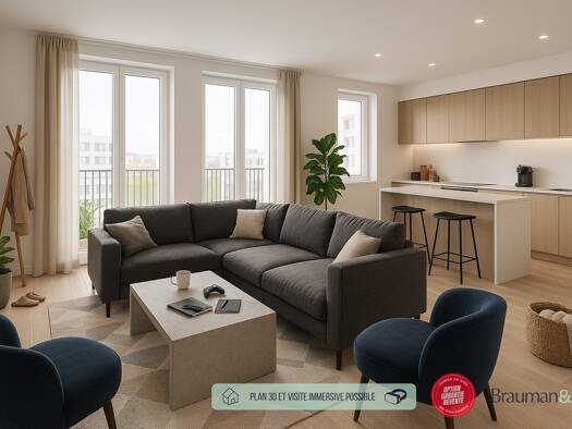 Appartement à vendre - neuf 630 000 € 5 pièces 4 chambres 106 m² 4ème étage Wallon Le Plessis-Robinson 92350