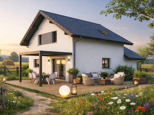 Terrain avec maison neuve à vendre 457 000 € 4 pièces 3 chambres 100 m² 500 m² de terrain Fessy 74890