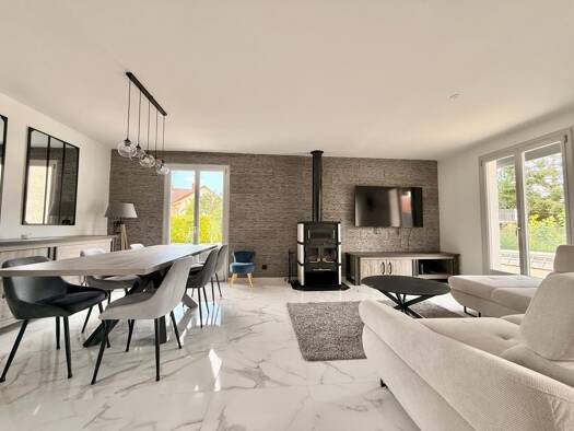 Maison de plain-pied à vendre 336 000 € 5 pièces 4 chambres 107 m² 800 m² de terrain Clénay 21490