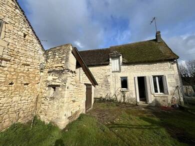 Maison à vendre 82 950 € 2 pièces 1 chambre 43 m² 406 m² de terrain Cussay 37240