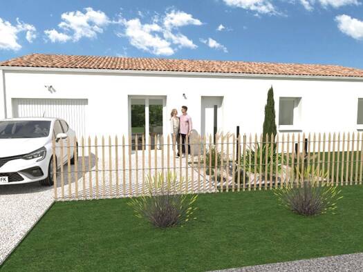 Terrain avec maison neuve à vendre 177 000 € 4 pièces 3 chambres 85 m² 1 290 m² de terrain Vindelle 16430
