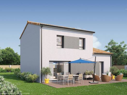 Terrain avec maison neuve à vendre 281 523 € 5 pièces 4 chambres 100 m² 990 m² de terrain Aureilhan 40200