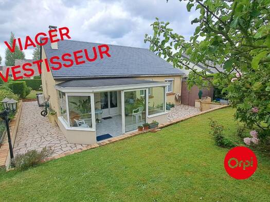 Pavillon en viager occupé Bouquet 94 500 € 4 pièces 3 chambres 75,8 m² 569 m² de terrain Reaute-Freville Montivilliers 76290