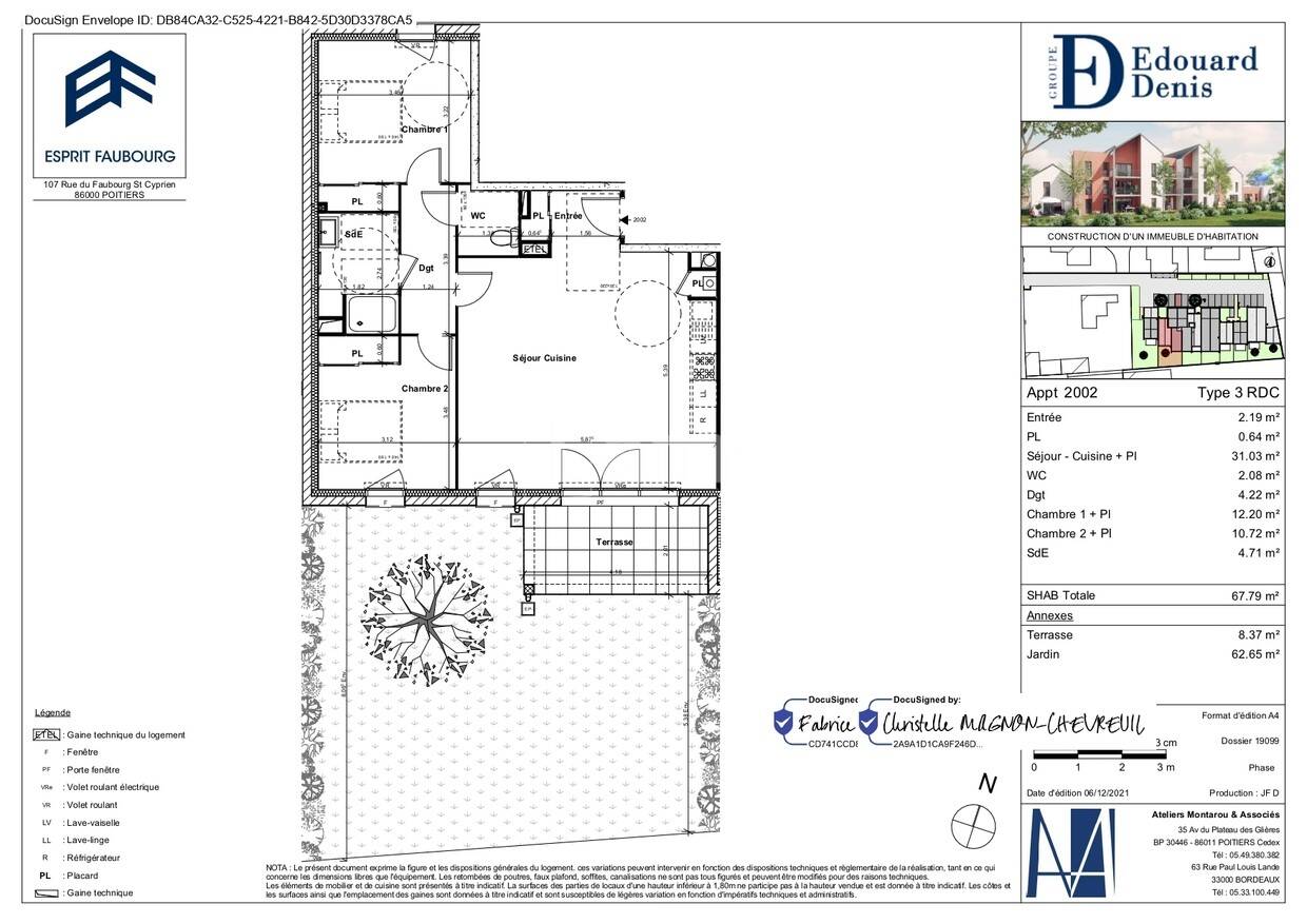 Maison à louer, 68m², POITIERS