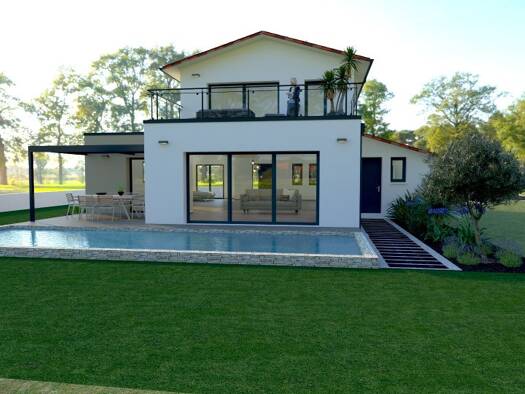 Terrain avec maison neuve à vendre 616 000 € 4 pièces 3 chambres 142 m² 801 m² de terrain Goyrans 31120