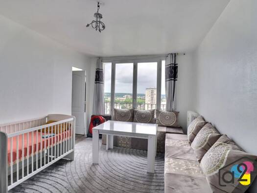 Appartement à vendre 70 000 € 3 pièces 2 chambres 53 m² Étage 13/4 Rive Gauche-Rouher Creil 60100