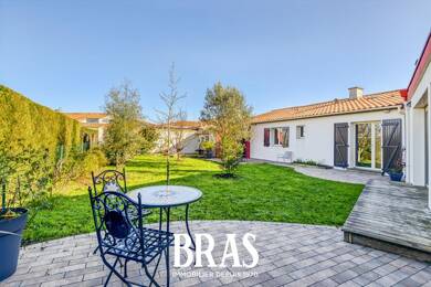 Maison de plain-pied à vendre 429 900 € 6 pièces 4 chambres 137 m² 627 m² de terrain Savarières Saint-Sébastien-sur-Loire 44230