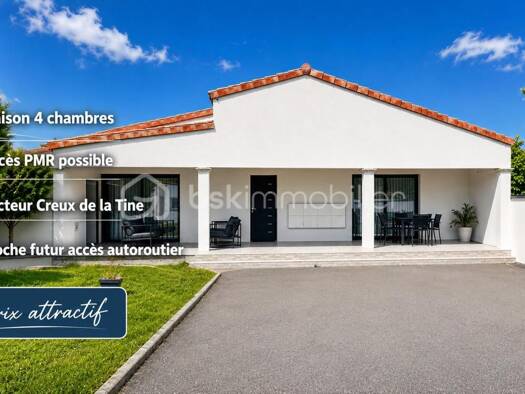 Villa à vendre 309 000 € 5 pièces 4 chambres 137 m² 450 m² de terrain Albon 26140