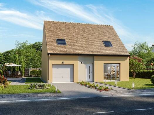 Terrain avec maison neuve à vendre 335 670 € 5 pièces 3 chambres 100 m² 637 m² de terrain Bréval 78980