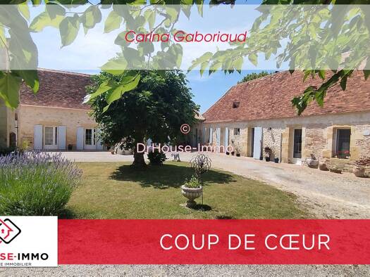 Maison à vendre 630 000 € 5 pièces 3 chambres 170 m² 5 540 m² de terrain Cours-de-Pile 24520