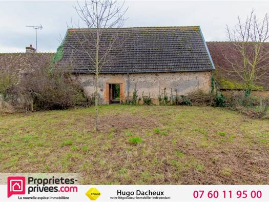 Maison à vendre 26 990 € 2 pièces 1 chambre 85 m² 554 m² de terrain Graçay 18310