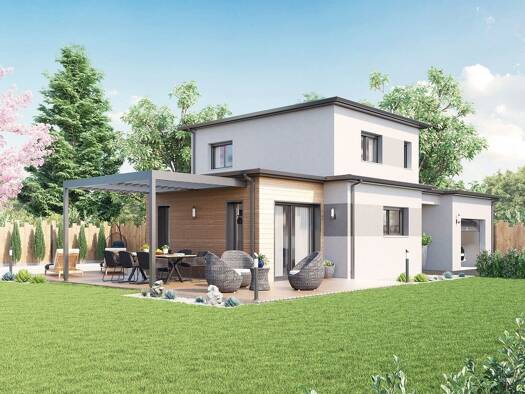 Terrain avec maison neuve à vendre 399 582 € 4 pièces 3 chambres 86 m² 720 m² de terrain Voie Ferree-Lotissements Ancenis 44150