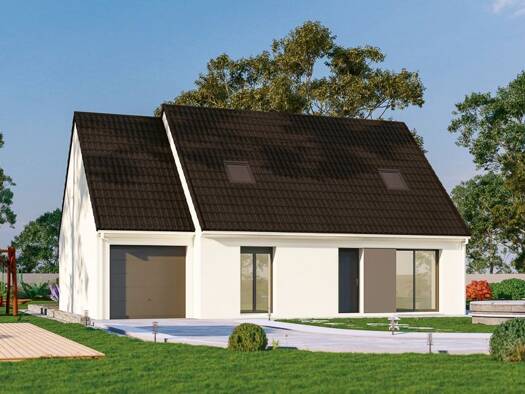 Terrain avec maison neuve à vendre 300 900 € 5 pièces 4 chambres 100 m² 260 m² de terrain Coubron 93470