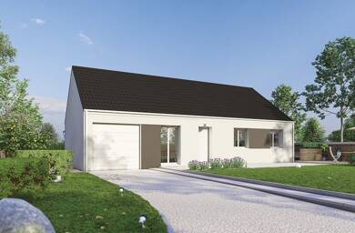 Maison de plain-pied à vendre 388 000 € 4 pièces 3 chambres 89 m² 500 m² de terrain Louvres 95380