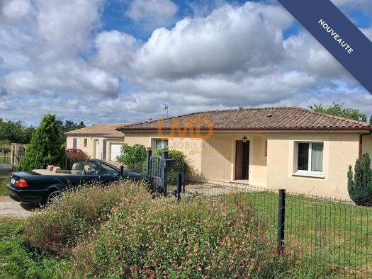 Maison de plain-pied à vendre 210 000 € 5 pièces 3 chambres 115 m² 877 m² de terrain Saint-Front-de-Pradoux 24400