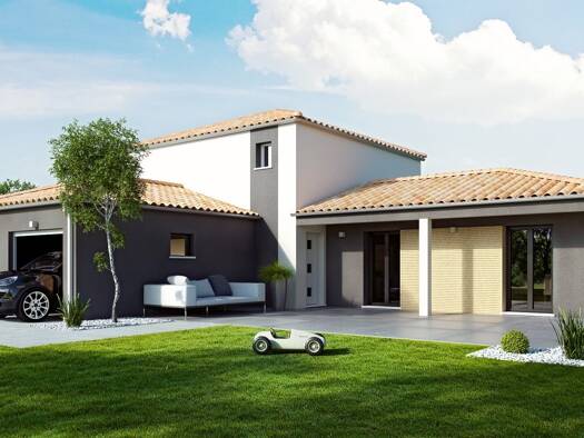 Terrain avec maison neuve à vendre 293 422 € 5 pièces 4 chambres 135 m² 1 100 m² de terrain Étaimpuis 76850