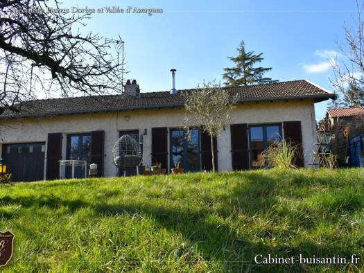Maison de plain-pied à vendre 293 000 € 3 pièces 2 chambres 72 m² 869 m² de terrain Chessy 69380