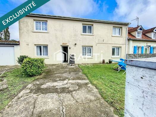 Maison à vendre 159 000 € 5 pièces 3 chambres 104 m² 765 m² de terrain Conchil-le-Temple 62180