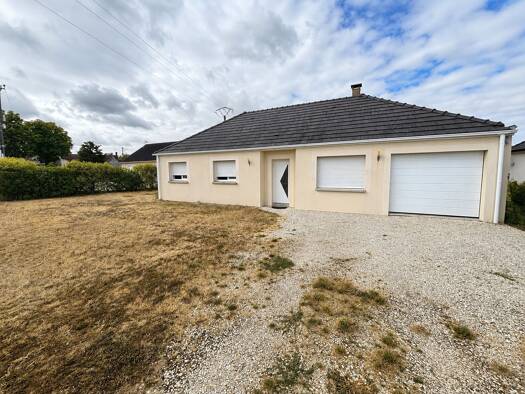 Maison de plain-pied à vendre 197 950 € 4 pièces 3 chambres 85 m² 760 m² de terrain Corquilleroy 45120