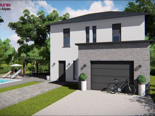 Terrain avec maison neuve à vendre 369 000 € 5 pièces 4 chambres 90 m² 420 m² de terrain Allinges 74200