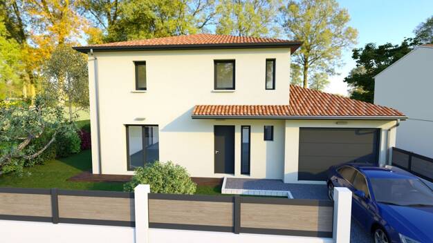 Terrain avec maison neuve à vendre 350 000 € Parcieux 01600