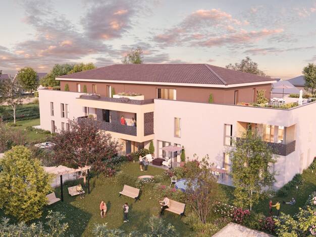 Appartement à vendre - neuf 232 000 € 3 pièces 2 chambres 65 m² dès le 31/03/2027 Pont-de-Chéruy 38230