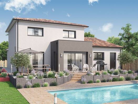 Terrain avec maison neuve à vendre 300 912 € 5 pièces 4 chambres 138 m² 485 m² de terrain Vouillé 86190