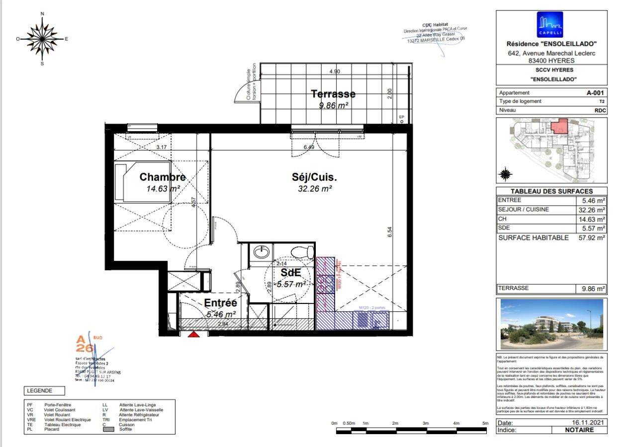 Maison à louer, 58m², HYERES