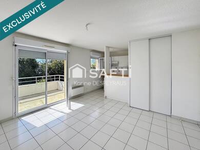 Appartement à vendre 127 500 € 2 pièces 1 chambre 44 m² Dernier étage, Étage 1/1 Aussonnelle Rive Droite La Salvetat-Saint-Gilles 31880