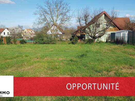 Terrain constructible viabilisé à vendre 138 450 € 587 m² de terrain Merxheim 68500