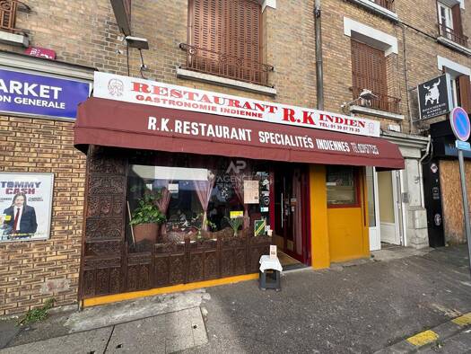 Restaurant à vendre Fonds de commerce 97 000 € 110 m² d'espace de restauration Centre Ville Houilles 78800