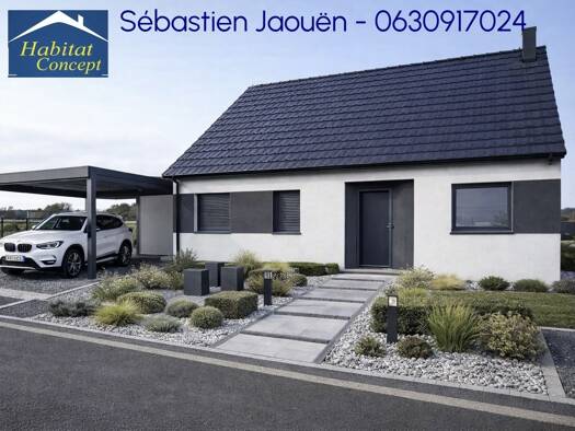 Terrain avec maison neuve à vendre 195 320 € 4 pièces 3 chambres 84,7 m² 420 m² de terrain Raillencourt-Sainte-Olle 59554