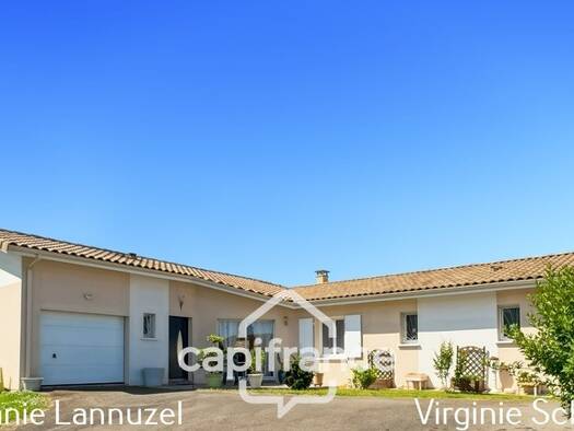 Maison de plain-pied à vendre 325 000 € 5 pièces 4 chambres 135 m² 1 033 m² de terrain Amou 40330