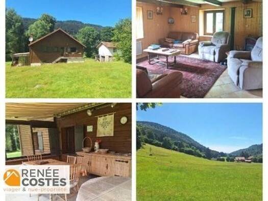 Maison en viager occupé Bouquet 173 200 € 9 pièces 5 chambres 188 m² 27 680 m² de terrain Ecarts et Coteaux Gérardmer 88400