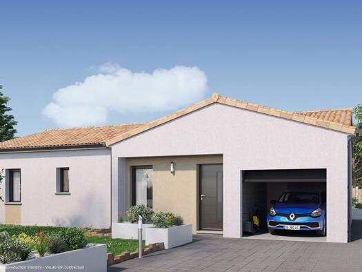 Terrain avec maison neuve à vendre 258 128 € 4 pièces 3 chambres 83 m² 625 m² de terrain Magescq 40140