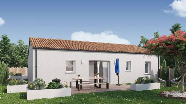 Terrain avec maison neuve à vendre 172 649 € Saint-Étienne-du-Bois 85670