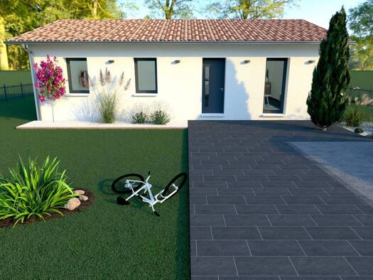 Terrain avec maison neuve à vendre 184 840 € 4 pièces 3 chambres 80 m² 450 m² de terrain Bourg Mimizan 40200