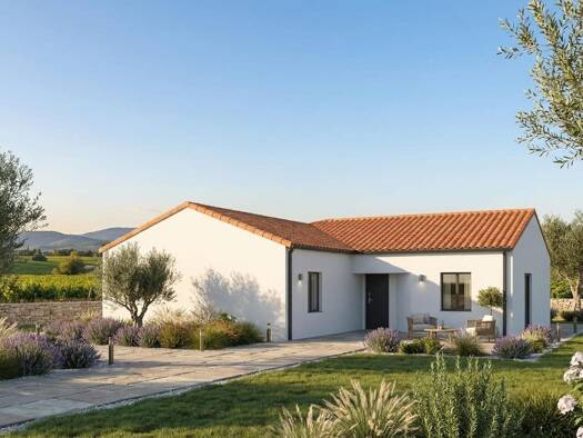 Terrain avec maison neuve à vendre 191 000 € 4 pièces 3 chambres 92 m² 3 000 m² de terrain Saint-Front-la-Rivière 24300