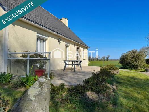 Maison de plain-pied à vendre 185 000 € 4 pièces 3 chambres 120 m² 2 100 m² de terrain Allaire 56350