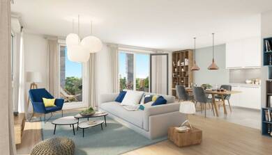 Appartement à vendre - Neuf 390 000 € 3 pièces 2 chambres 67 m² 2ème étage Paradis-Blagis Fontenay-Aux-Roses 92260
