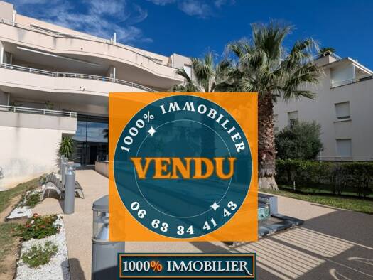 Appartement en viager 69 500 € 3 pièces 2 chambres 57,7 m² Étage 3/3 Valras-Plage 34350